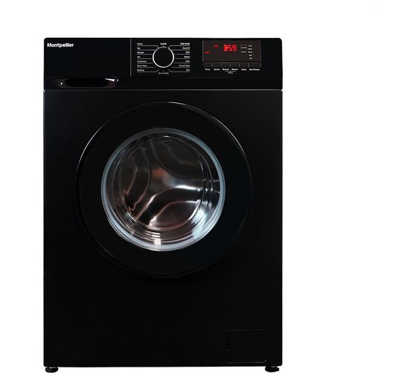 An image of MONTPELLIER MDAWM1014K 10 kg 1400 Spin Washing Machine - Black