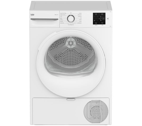 An image of BEKO b100 Dry Guard BM3T3922NW 9 kg Heat Pump Tumble Dryer - White