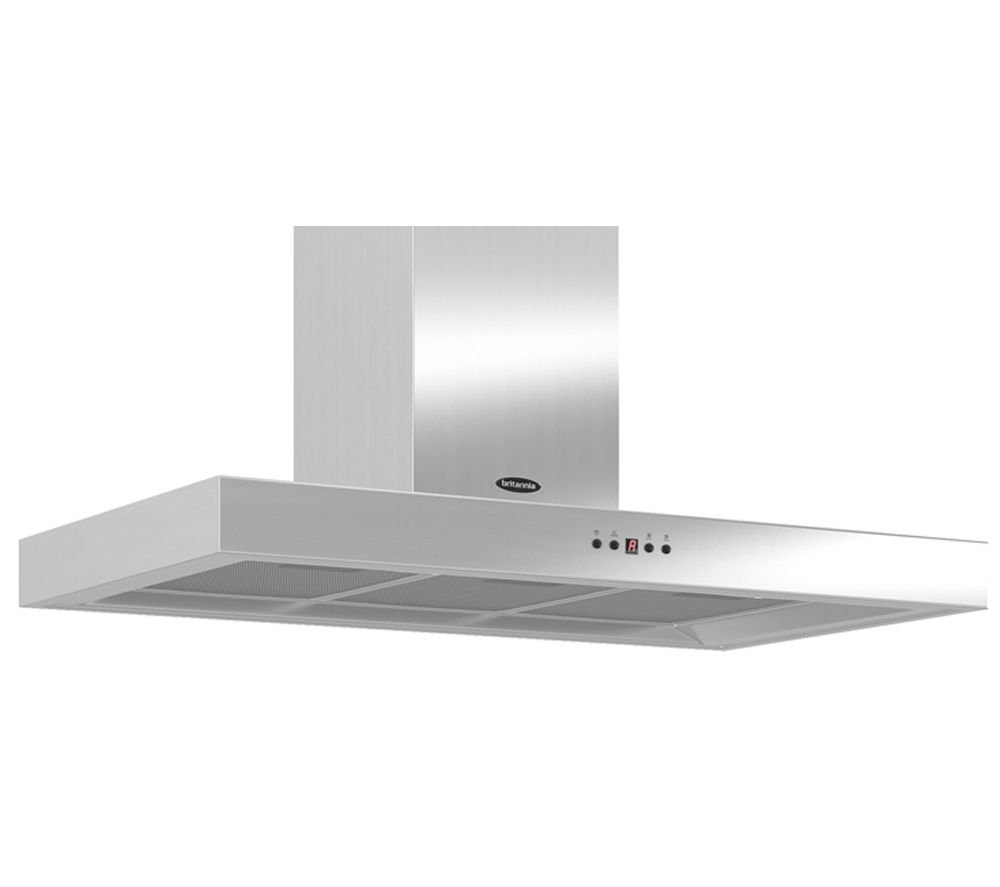 BRITANNIA Arioso K7088A90S Chimney Cooker Hood - Stainless Steel, Stainless Steel Review thumbnail