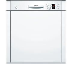 Semi Integrated Dishwashers Bosch Serie 4 Smi50c12gb Full Size Semi Integrated Dishwasher