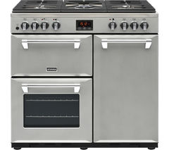 STOVES Ellingwood 90DFT MET SV 90 cm Dual Fuel Range Cooker - Metallic Silver