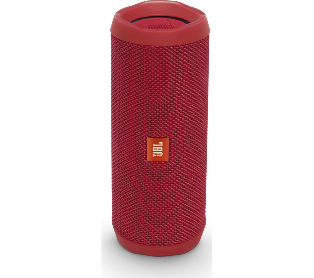 JBL Flip 4 Portable Bluetooth Wireless Speaker – Red, Red