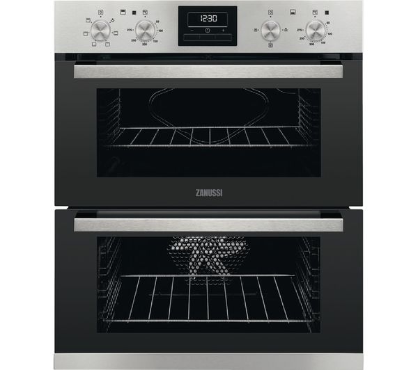 Currys zanussi double oven built deals in