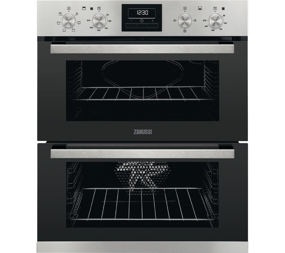 ZANUSSI ZOF35661XK Electric Double Oven – Stainless Steel, Stainless Steel