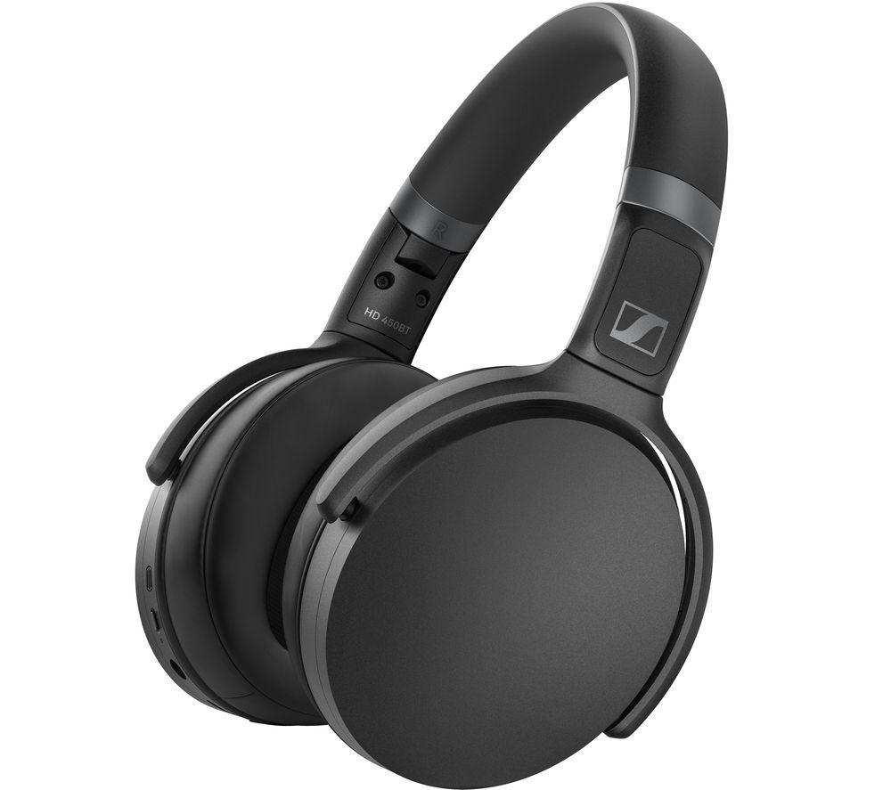 SENNHEISER HD 450BT Wireless Bluetooth Noise-Cancelling Headphones - Black