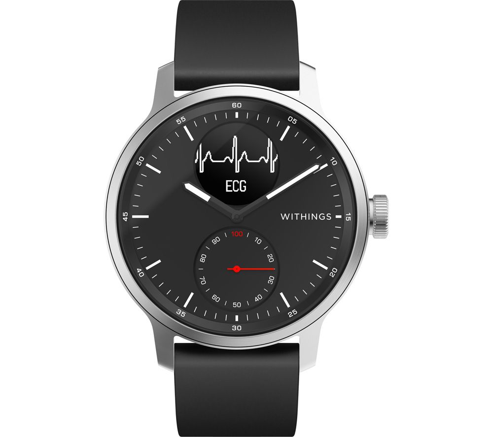 WITHINGS ScanWatch Hybrid Smartwatch - Black, 42 mm