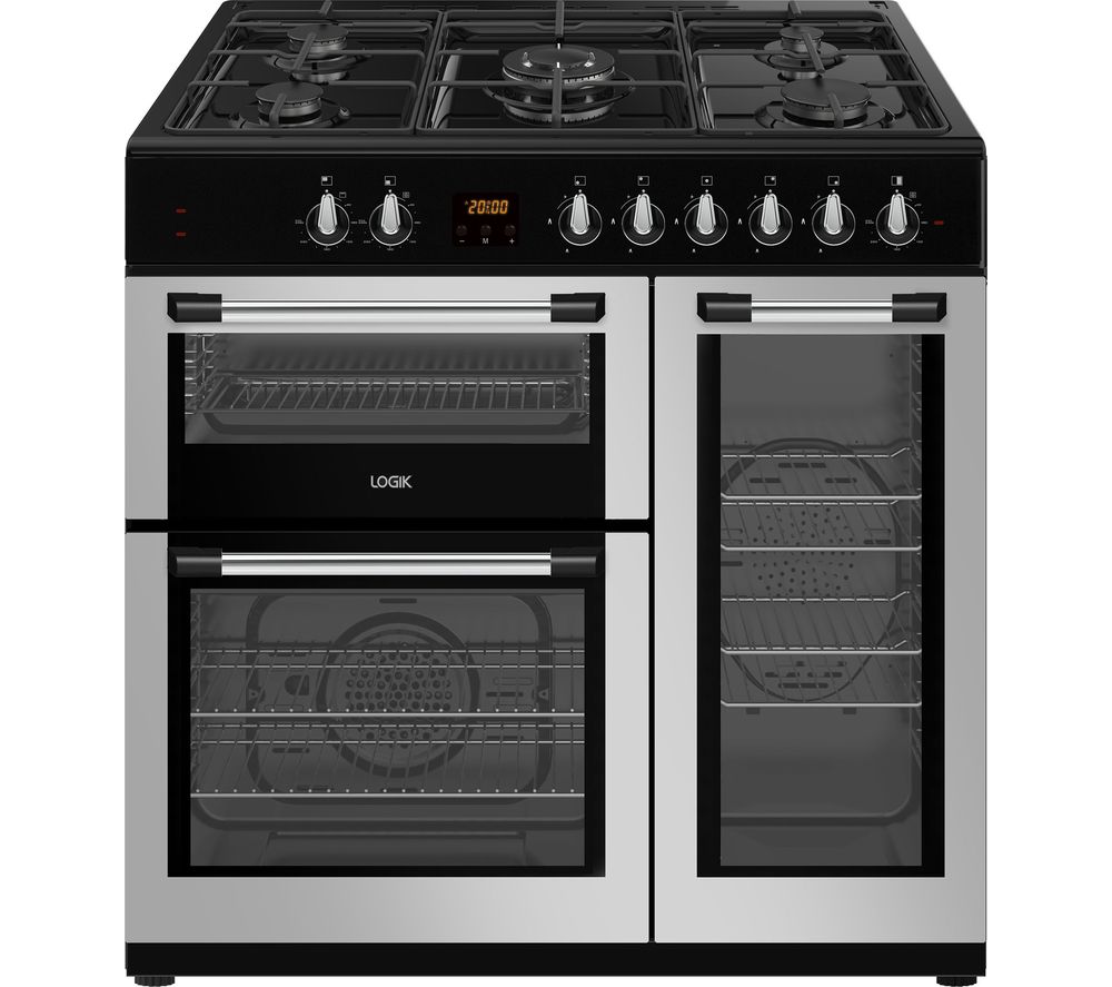 LOGIK LRC90S21 90 cm Dual Fuel Range Cooker review