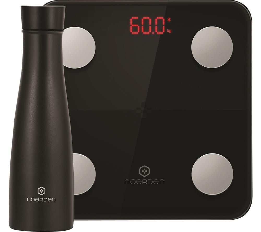 NOERDEN LIZ Smart Bottle & Minimi Smart Scale Bundle - Black, Black