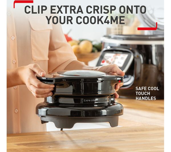 EY150840 TEFAL Extra Crisp EY150840 Digital Air Fryer Lid Black Currys Business