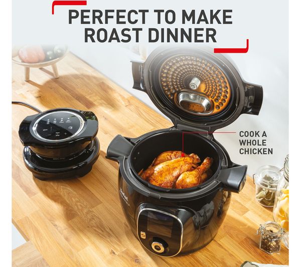 EY150840 TEFAL Extra Crisp EY150840 Digital Air Fryer Lid Black