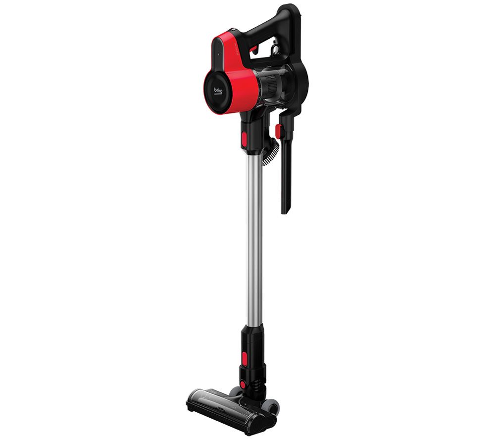 BEKO ErgoClean VRT50121VR Cordless Vacuum Cleaner ? Black & Red, Black