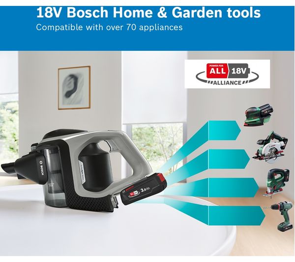 BOSCH Unlimited 8 BBS8213GB Cordless Vacuum Cleaner - Graphite