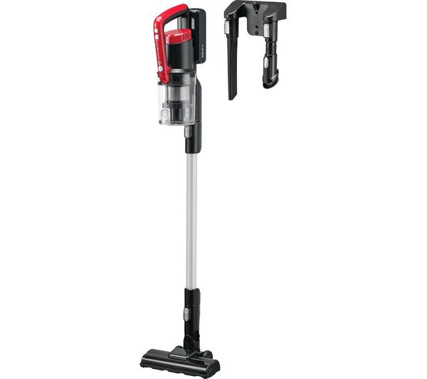 - ESSENTIALS C150SVC22 Cordless Vacuum Cleaner - Black & Red - Currys ...