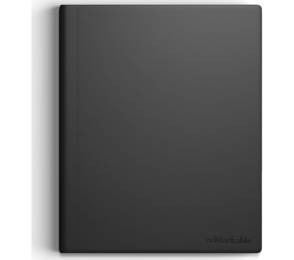 Premium Leather Book Folio Case - Black