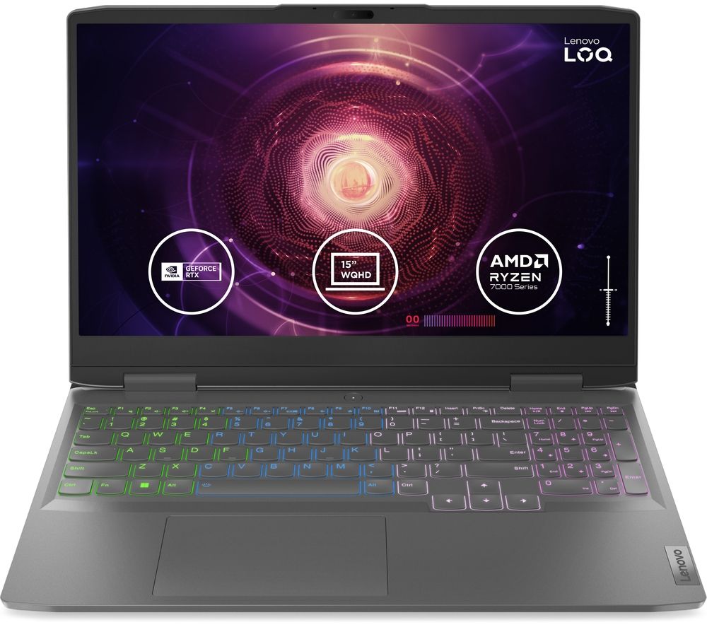 LOQ 15APH8 15.6" Gaming Laptop - AMD Ryzen™ 7, RTX 4060, 1 TB SSD