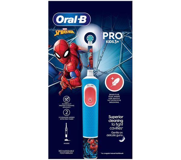 Image of ORAL B Vitality Pro Kids Electric Toothbrush - Spider-Man