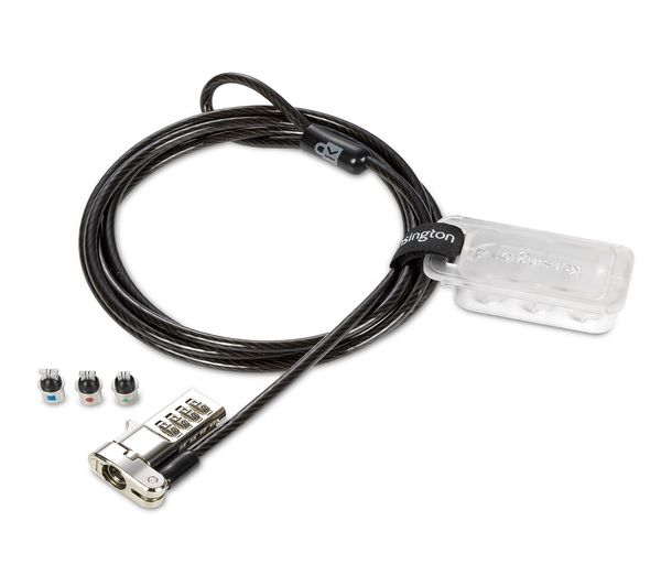 KENSINGTON Universal 3-in-1 Combination Laptop Security Lock