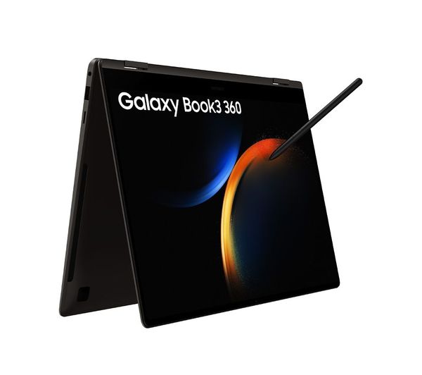 An image of SAMSUNG Galaxy Book3 360 13.3" 2 in 1 Refurbished Laptop - Intel® Core™ i5, 256 GB SSD, Graphite (Very Good Condition)