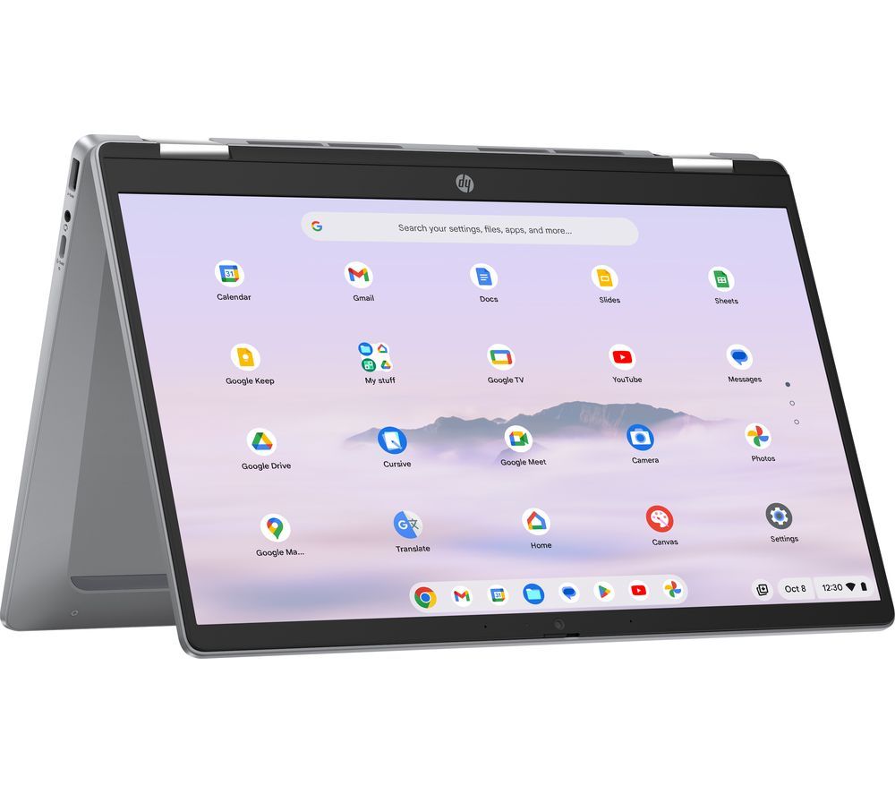 x360 14b-cd0500sa 14" 2 in 1 Chromebook - Intel® Core™ i3, 256 GB UFS, Silver