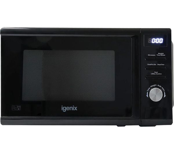 Igenix Igmd0820b Compact Solo Microwave Black