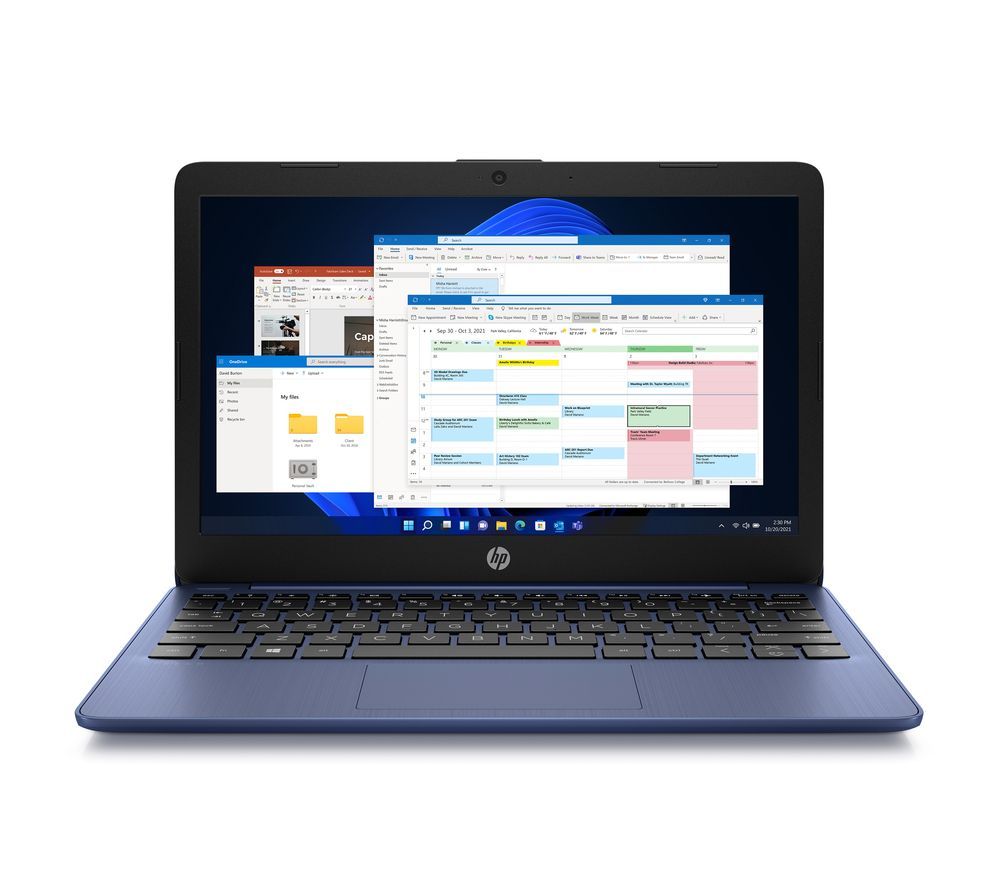 Stream 11-ak0516sa 11" Refurbished Laptop - Intel® Celeron®, 64 GB eMMC, Blue (Excellent Condition)