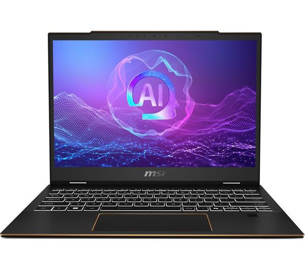 Msi Summit 13 Ai Studio 133 2 In 1 Laptop Copilot Pc Intel® Core™ Ultra 7 1 Tb Ssd Black