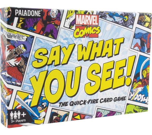 Paladone Marvel Comics Say What You See Card Game