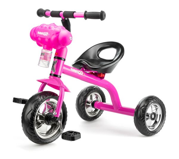 Xootz Bubble Go Trike Kids Tricycle Pink