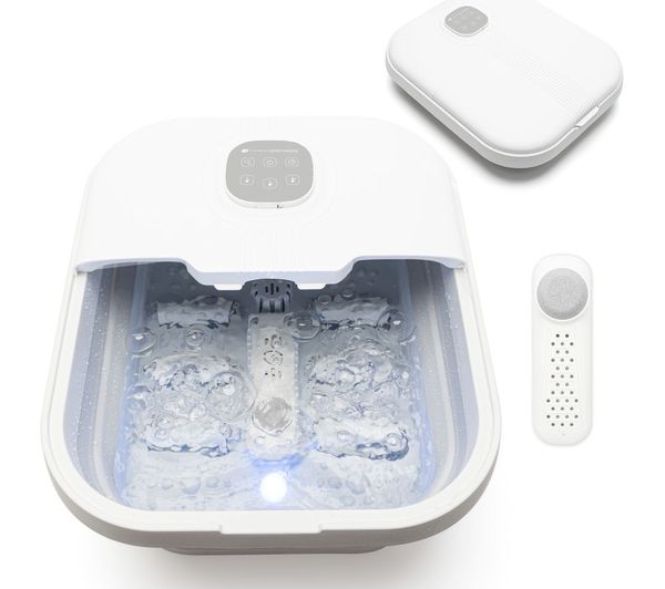 Rio Ftbh13 Deluxe Foldaway Foot Spa Massager White