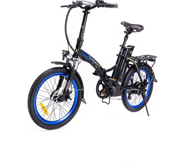 Argento Piuma Electric Folding Bike Blue