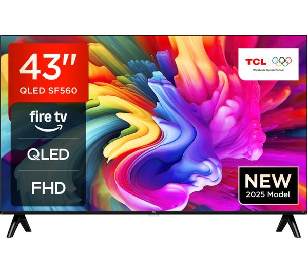 An image of TCL SF560 43” QLED Full HD Smart Fire TV - 43SF560-UK