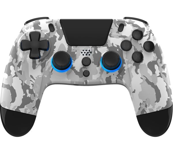 An image of GIOTECK VX4 Wireless Controller for PS4 - White Camo