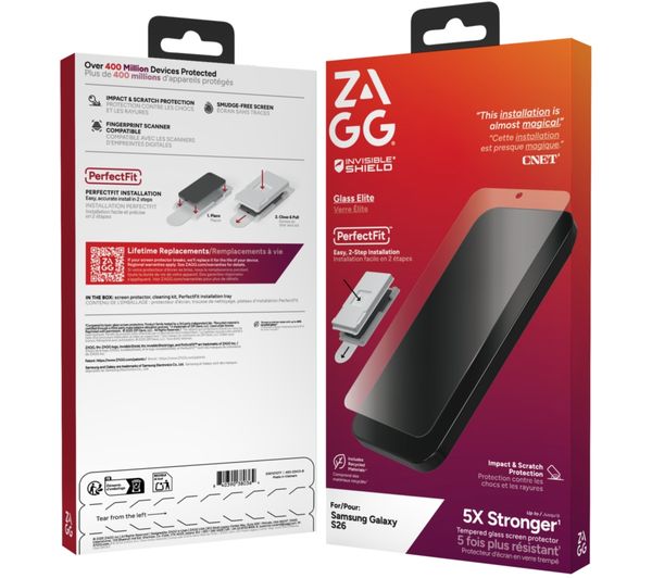 An image of INVISIBLESHIELD Glass Elite Galaxy S26 Screen Protector
