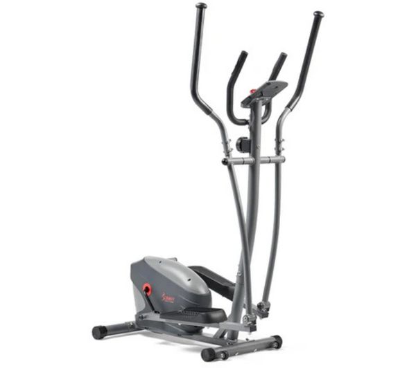 An image of SUNNY HEALTH Performance Compact Elliptical Machine - Dark Grey
