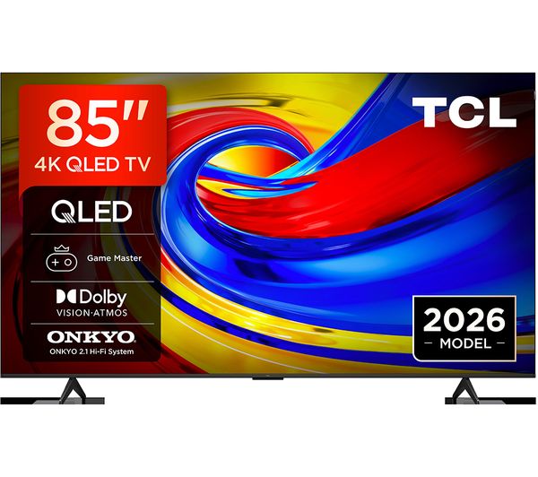 An image of TCL P7L 85" QLED 4K HDR Smart Google TV 2026 - 85P7L-UK