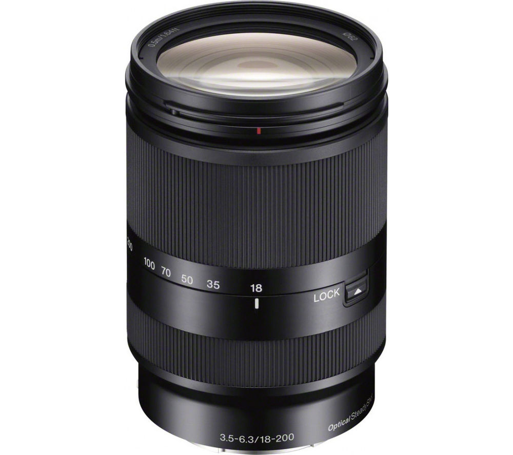 SONY E 18¬ñ200 mm f/3.5¬ñ6.3 OSS LE Telephoto Zoom Lens specs