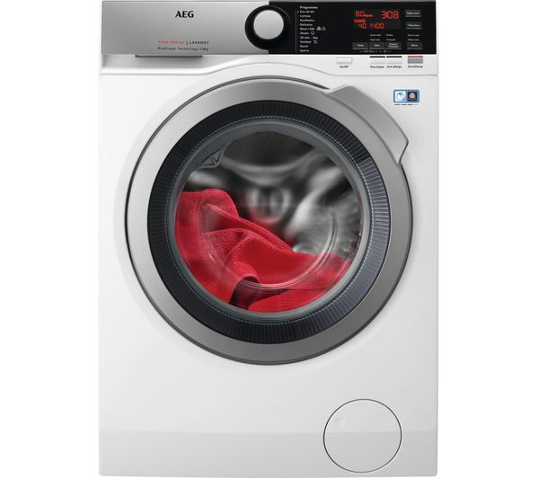 AEG ProSteam L7FEE845R Washing Machine - White, White