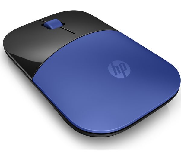 HP Z3700 Wireless Optical Mouse - Blue & Black, Blue