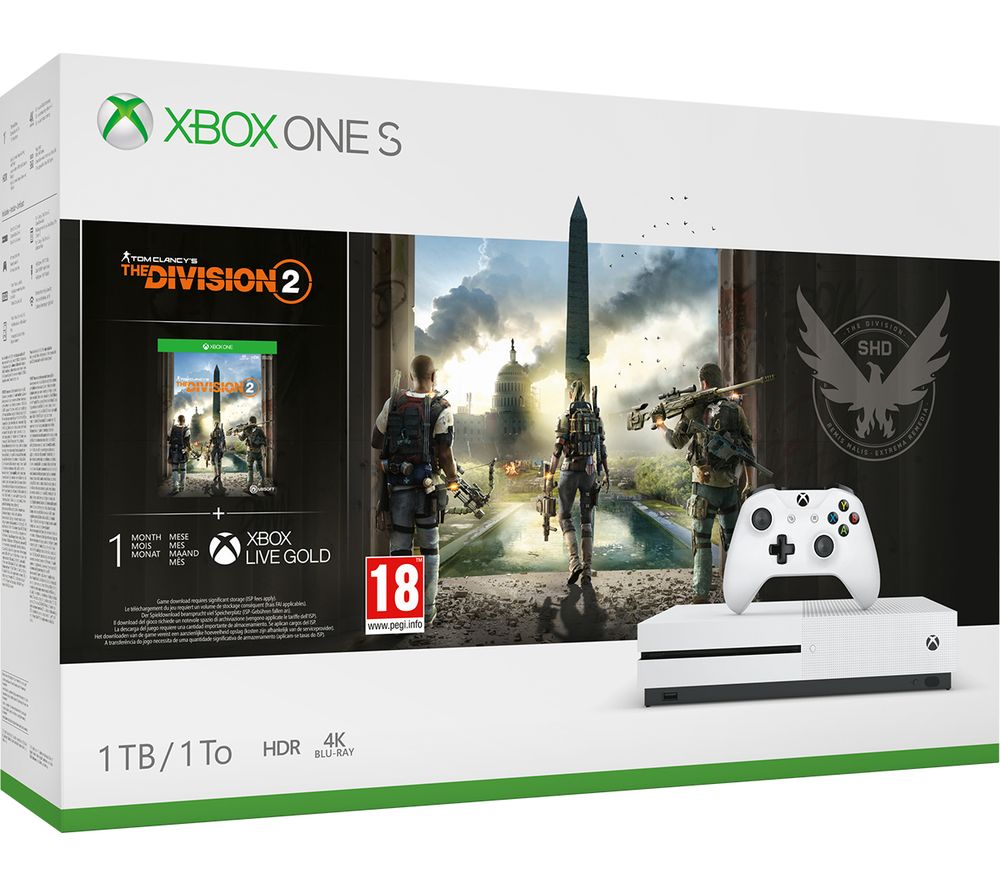 MICROSOFT Xbox One S with Tom Clancy's The Division 2 review