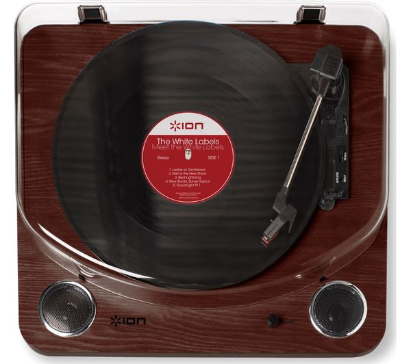 ION Max LP Belt Drive Turntable Dark Wood Fast Delivery Currysie