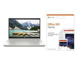 MICROSOFT Pavilion 14-ce3506sa Intel® Core™ i3 Laptop & Office 365 Home Bundle - 128 GB SSD, Silver