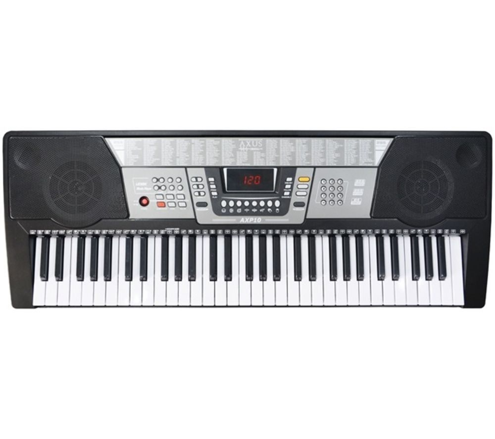 AXUS AXP10 Electronic Keyboard - Black