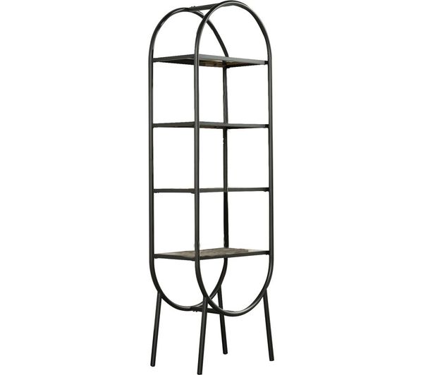 Teknik Boulevard Cafe Oval Bookcase Black