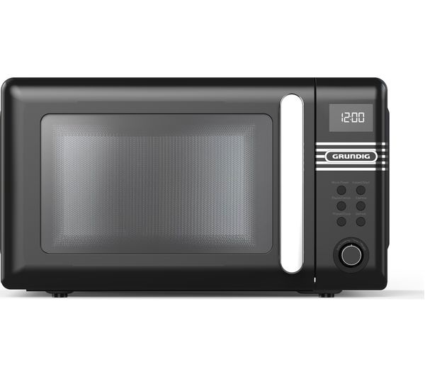 Grundig Retro Gmf2120bcl Compact Solo Microwave Black