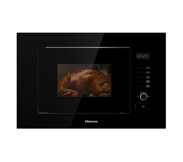 Image of HISENSE HB20MOBX5UK Built-in Solo Microwave - Black