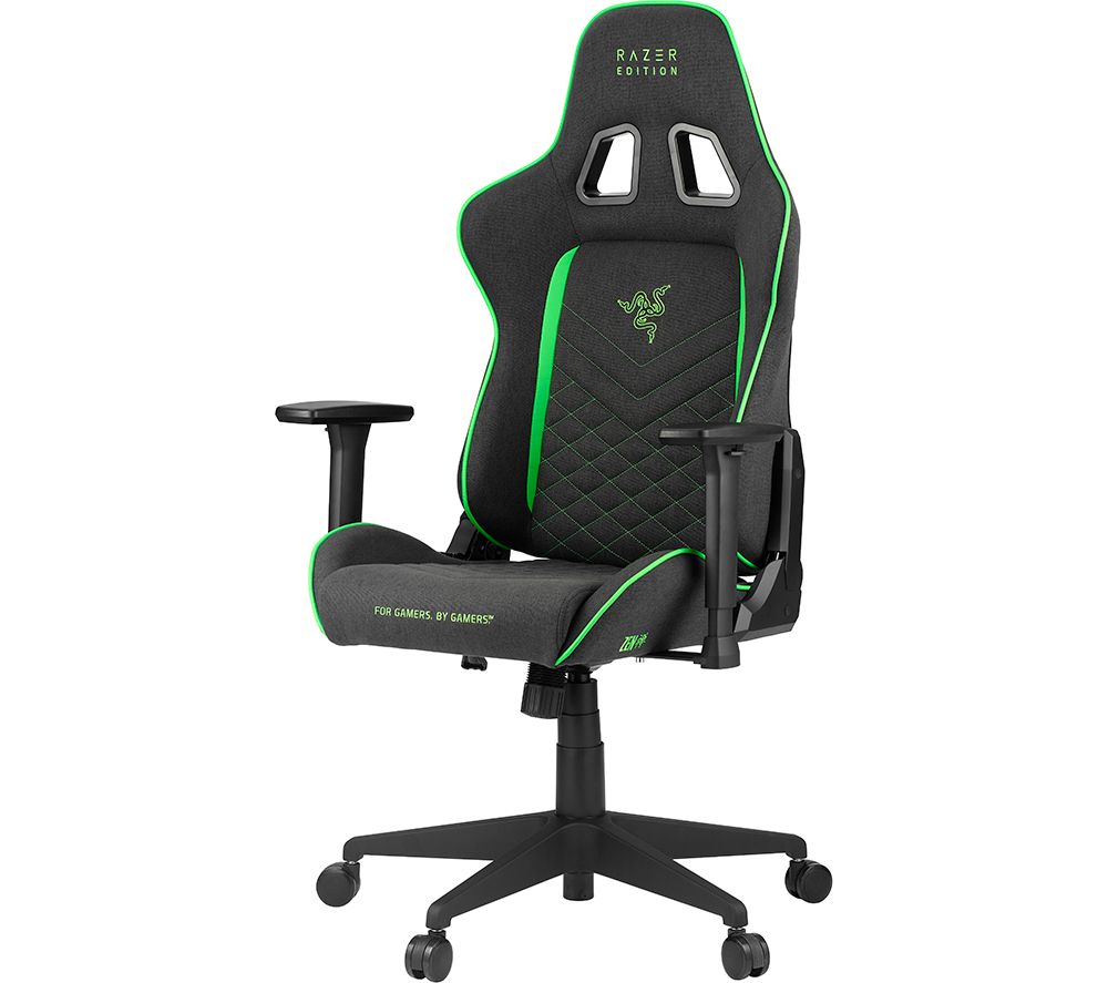 RAZER Tarok PRO X Cloth Gaming Chair - Grey & Green Fast Delivery ...