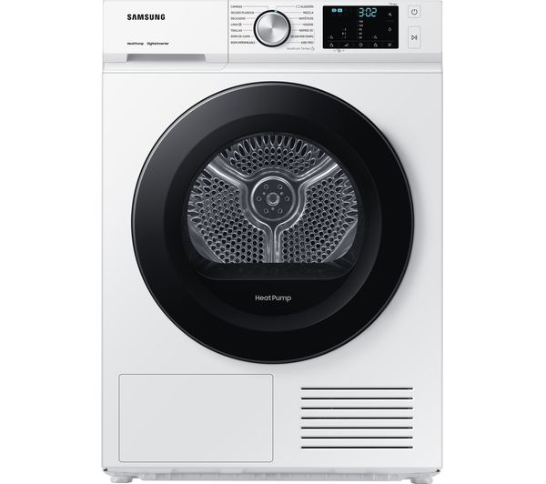 Image of SAMSUNG Bespoke Series 5+ OptimalDry DV90BBA245AW/EU 9 kg Heat Pump Tumble Dryer - White