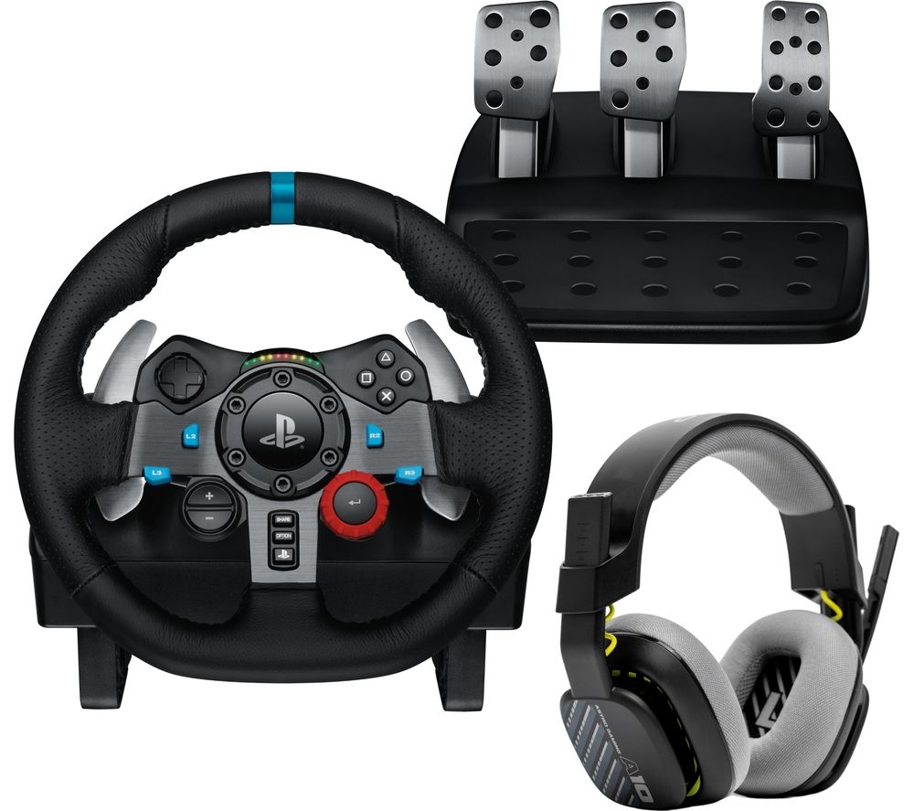 G29 Racing Wheel with Pedals & ASTRO A10 Gaming Headset Bundle