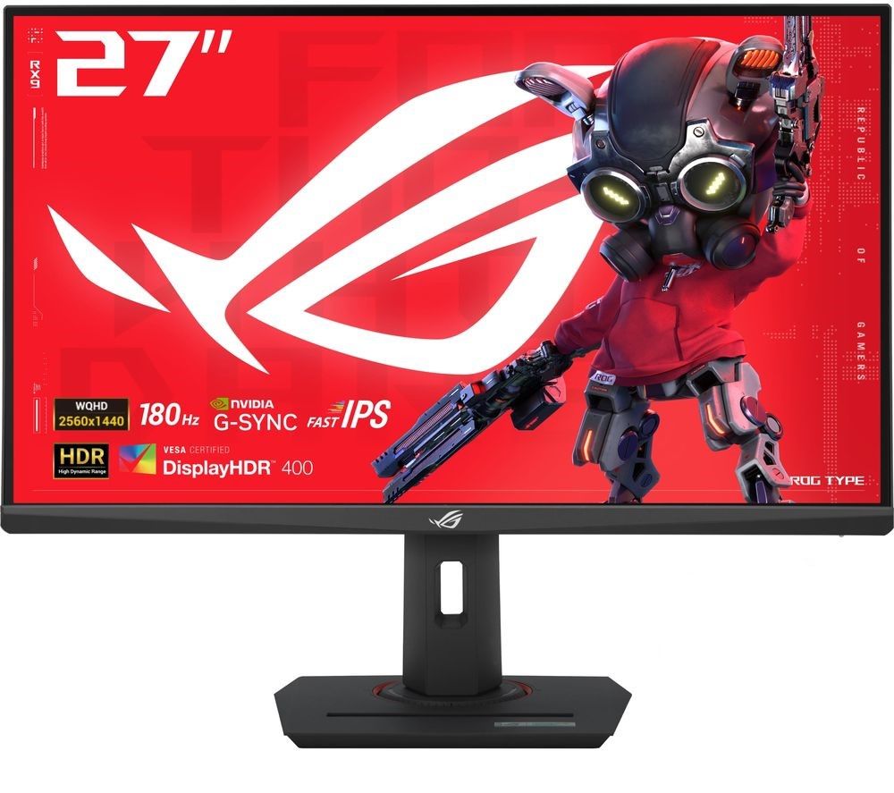 ROG Strix XG27ACS Quad HD 27" IPS LCD Gaming Monitor - Black