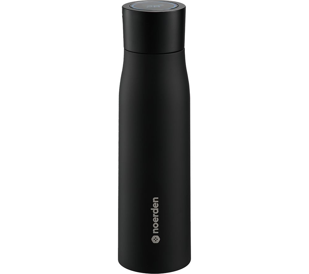 LIZ+ UV Smart Water Bottle - Black, 500 ml